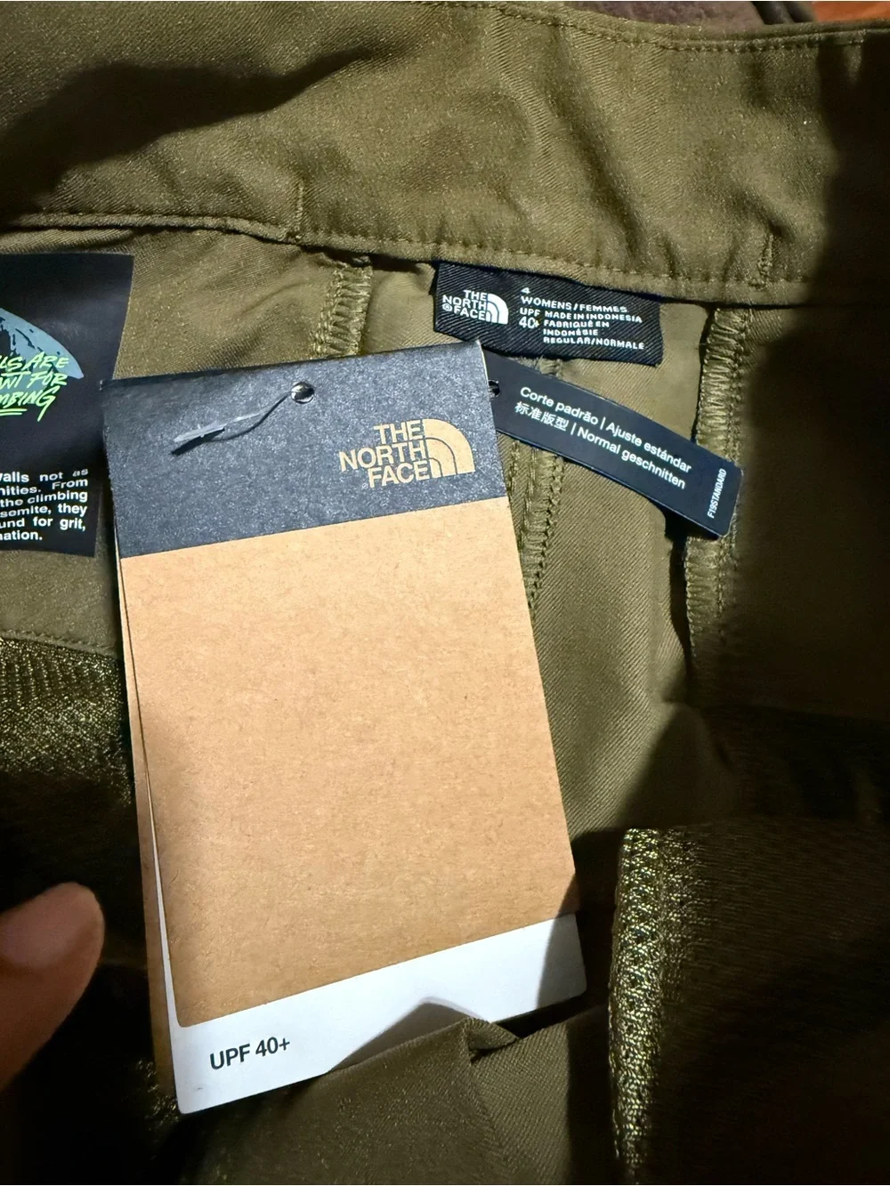 The North Face women’s Cargo Pants in Olive Green